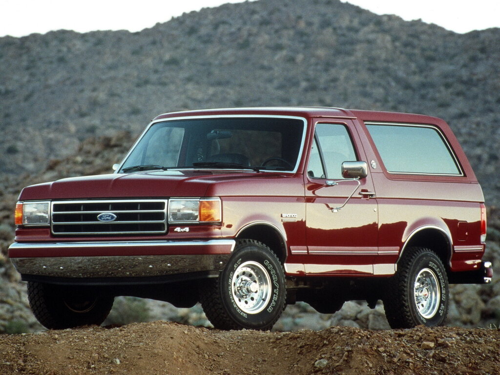 Ford Bronco 4 поколение, рестайлинг, джип/suv 3 дв. (10.1988 - 09.1991)